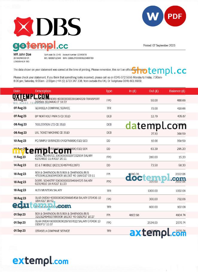 dbs-bank-organization-checking-account-statement-word-and-pdf-template